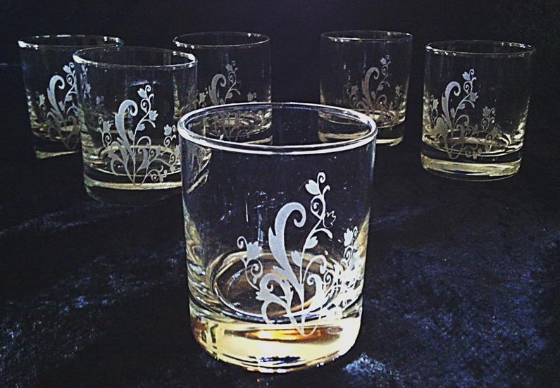 verres à whisky arabesque